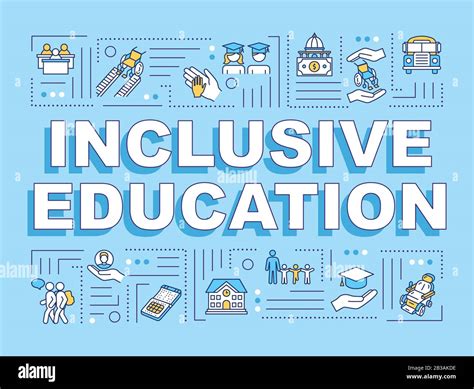 inclusive education word concepts banner university program people with special needs