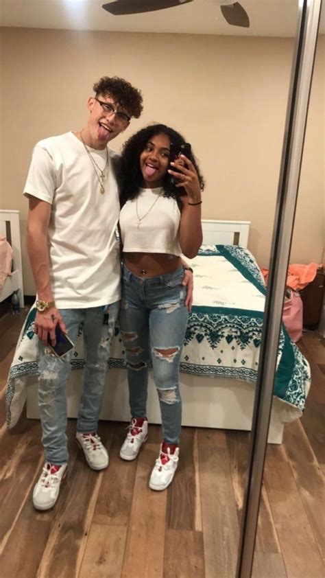 Matching couples outfits are a great way to show your affection for one another, check these cute we have compiled the ultimate list of couples matching outfits ideas to help take your relationship. Cute interracial couple #love #wmbw #bwwm #swirl #lovingday #relationshipgoals | Black couples ...