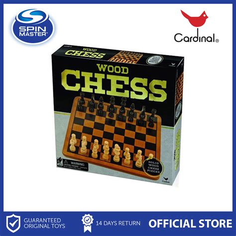 Spin Master Games Cardinal Games Wood Chess Set Lazada Ph