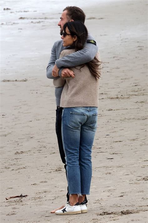 Jordana Brewster And Mason Morfit Go On Loved Up Walk On The Beach In Santa Monica California