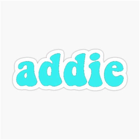 Addie Sticker For Sale By Marthaeast Redbubble