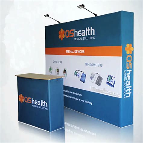 10ft Straight Custom Fabric Trade Show Display Pop Up Banner Booth