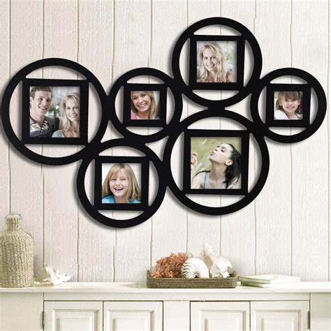 Adeco Trading 6 Opening Decorative Wall Hanging Collage Picture Frame | Wood wall hanging ...