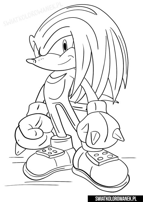 Knuckles Disegni Da Colorare Di Sonic The Hedgehog Disegni Da The Best Porn Website