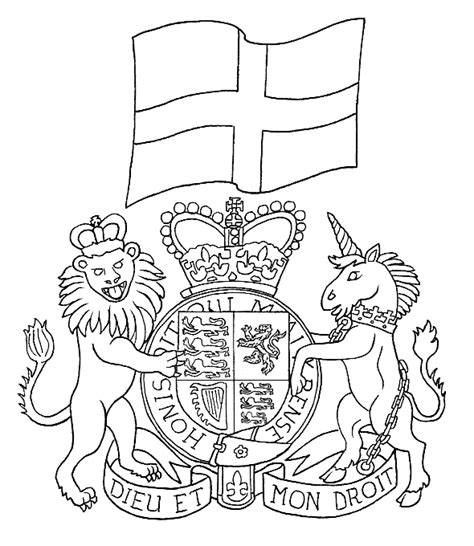 Scotland Flag Coloring Page Coloring Pages