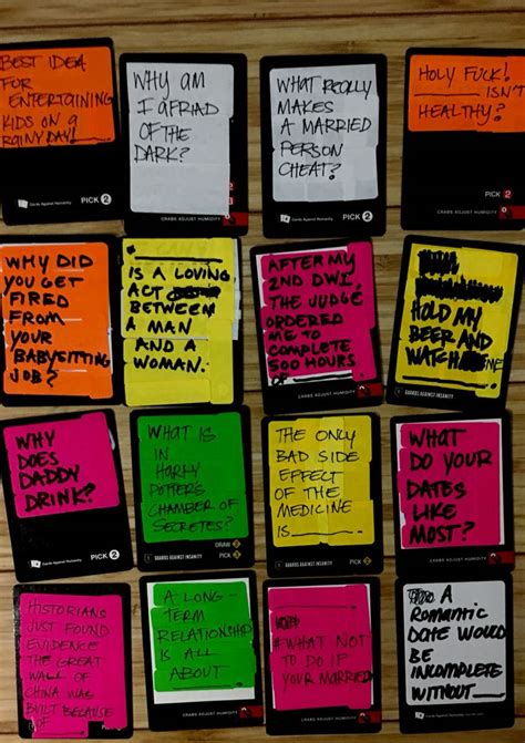 To start the game, each player draws ten white cards. 17 Best images about Cards of humanity ideas for blank ...