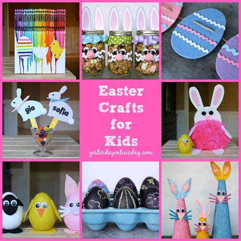 Looking for ideas for easter crafts for kids? Easter Crafts for Kids | Yesterday On Tuesday
