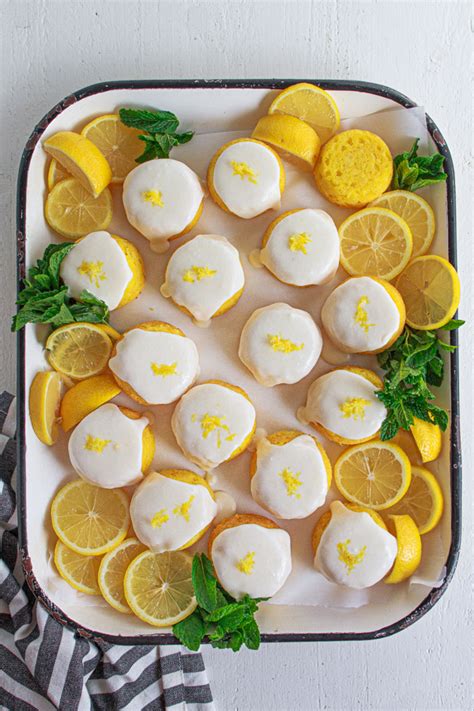 Mini Lemon Cakes Recipe By My Name Is Snickerdoodle