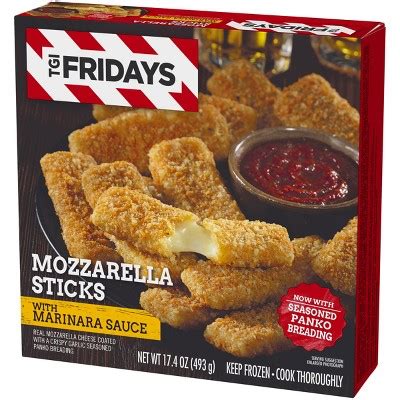 T.G.I. Friday's Frozen Mozzarella Sticks with Marinara ...