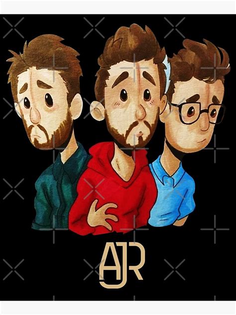 Retro Art Ajr Band Cartoon Poster For Sale By Lisaemily8 Redbubble