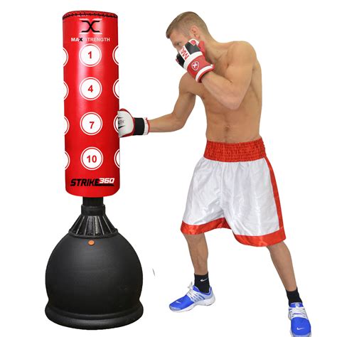 Maxstrength Free Standing Boxing Punch Bag 165cm Heavy Duty Martial Art