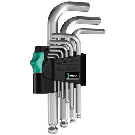Wera Hex Plus Chrome Plated Stainless Steel Metric L Key Allen Wrench
