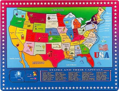 Joqutoys Usa Map Puzzle For Kids United States Puzzle For Kids 3 46