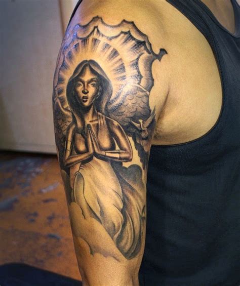 Angel Tattoo Designs For Men Sleeves Hair And Tattoos