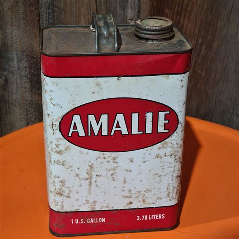 Amalie Motor Oil Can American 1 Us Gallon Tramps Uk
