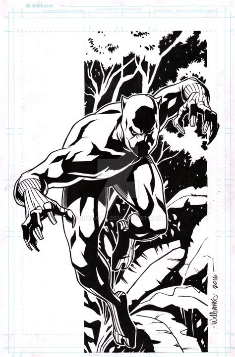Bw Black Panther Commission By Brohawk On Deviantart