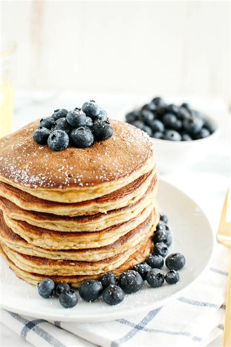 Blueberry Banana Almond Flour Pancakes Eat Yourself Skinny