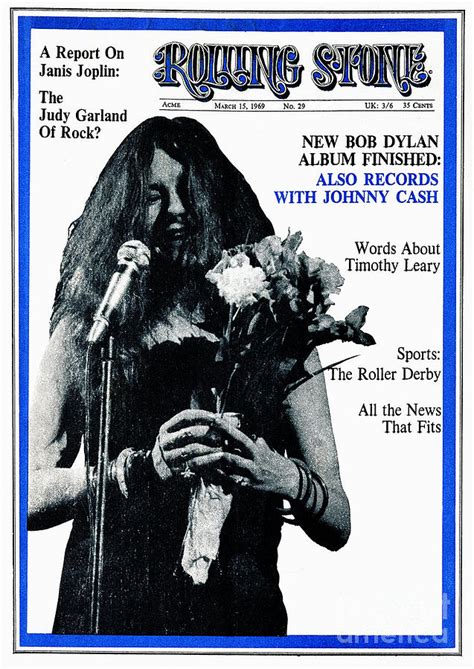 Rolling Stone Cover Volume 29 3151969 Janis Joplin Photograph