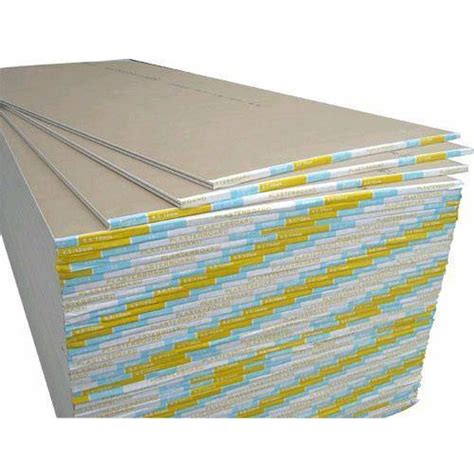 6 4feet White Usg Boral Gypsum Board Thickness 12 5 Mm For Residential