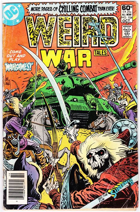 Weird War Tales 104 October 1981 Dc Comics Grade Gvg In 2020 War