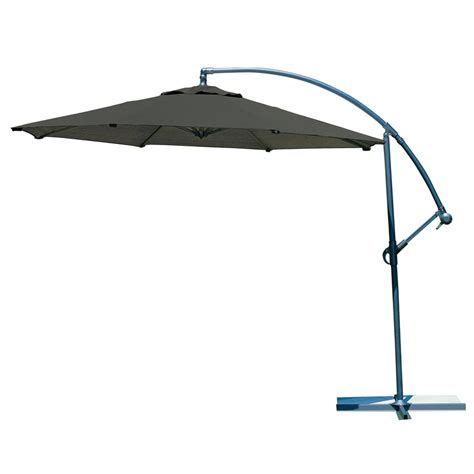 Coolaroo 3m Aluminium Smoke Cantilever Umbrella In 3086605 Bunnings