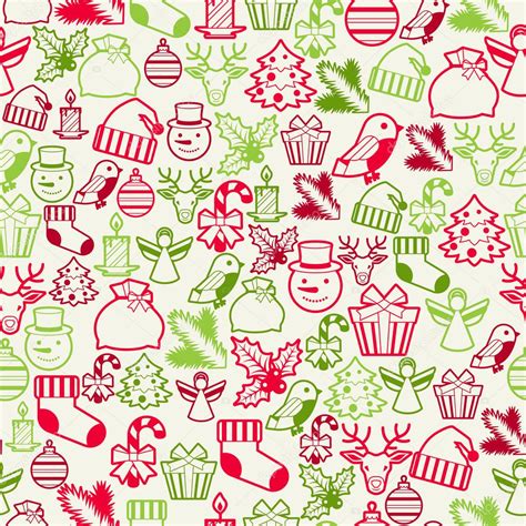 Merry Christmas Seamless Pattern — Stock Vector © Incomible 31252469