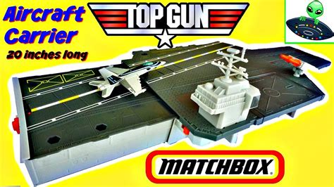 Top Gun 2 Maverick Aircraft Carrier Matchbox With Fa 18 Super Hornet