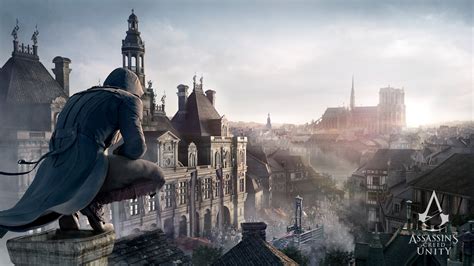 Assassins Creed Unity Arno Dorian Paris Notre Dame Video Games