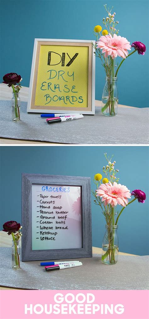 How To Make Dry Erase Boards From Picture Frames Diy Projects
