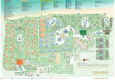 Resort Map Grand Palladium Punta Cana Dr