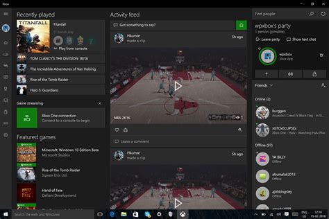 How To Start An Xbox Live Party Chat From Windows 10 Xbox App