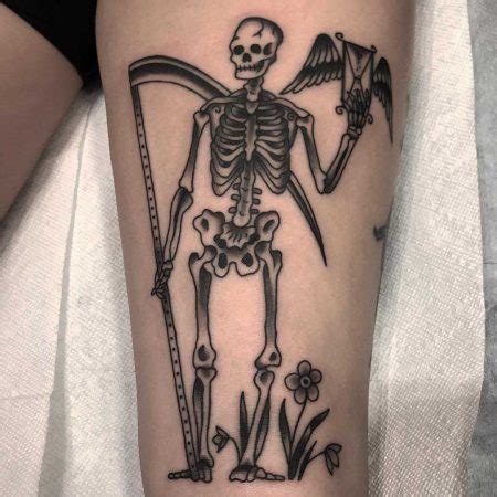 Ideas De Tatuajes De Esqueletos Que Te Har N Sentir Fr Gil Localizador