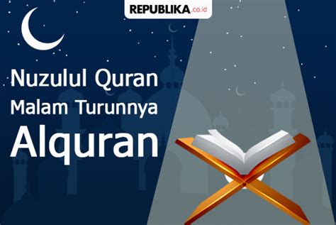 Nuzulul Quran Malam Turunnya Alquran Republika Online