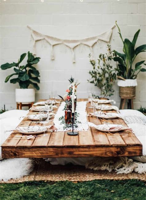 Shake up your next dinner party with fun themes that will entertain your guests and drive the food, vibe and decor of the evening. Dreamy Backyard Bohemian Dinner | Backyard dinner party ...