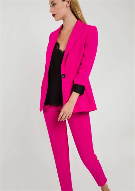 Special Occasion Blazer In Fuchsia