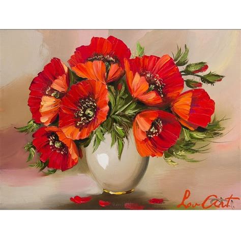 Start painting with diamonds today. New Picture Red Poppy flowers Mazayka Diamond Painting ...