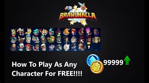 Brawlhalla How To Unlock Any Character For Free Youtube