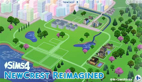 Newcrest Map Reimagined Override The Sims 4 Catalog Sims Sims 4