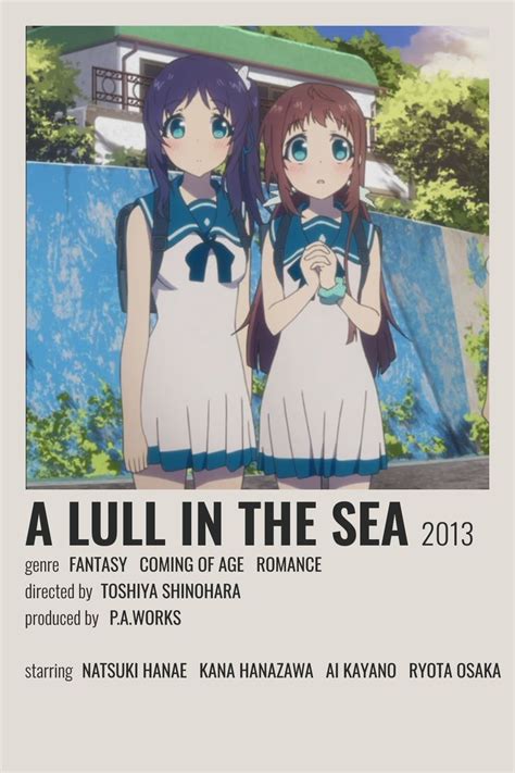 A Lull In The Sea Poster Anime Shows Anime Titles Anime Reccomendations
