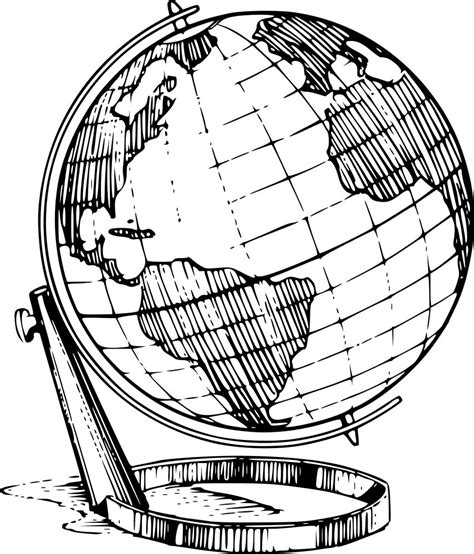 Globe Drawing By Danny Devoi Easy Redbubble