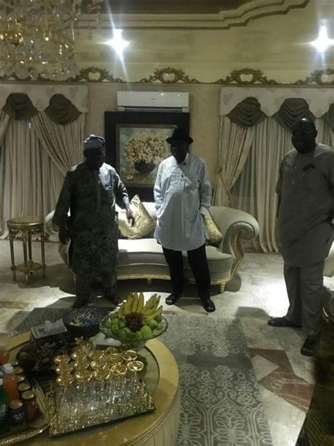 Olusegun Obasanjo Visits Ex President Goodluck Jonathan And His Wife