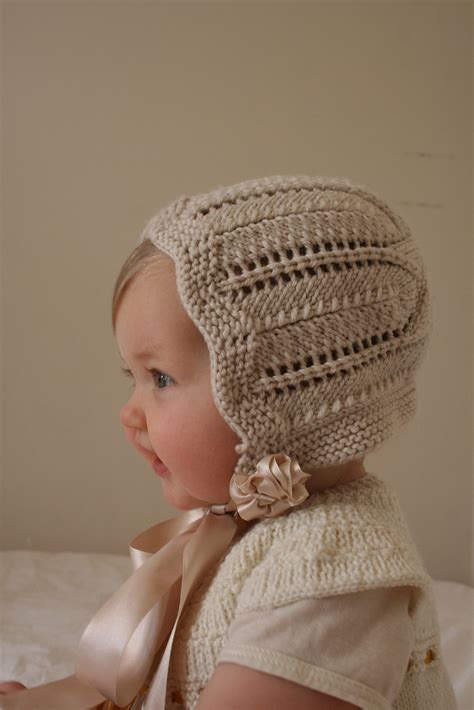 Ravelry Lacy Bonnet Pattern By Erika Knight Baby Knitting Patterns