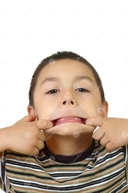 Kid Making A Funny Face Stock Image Image Of Hispanic 10629253