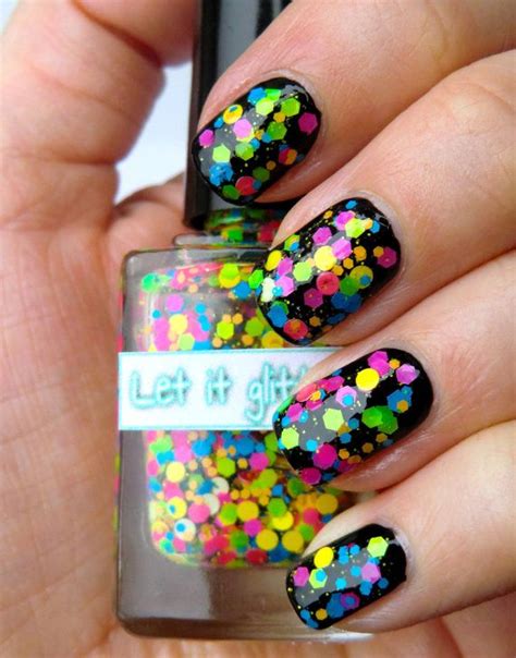 Using matte nail polish to create amazing nail art ❤ our tips and good ideas help you to get the perfect homemade matte nail polish ❤ see more at the trend of the year is glitter matte nail polish with the use of geometric drawings. Glitter nagellak Neon Matteness | Etsy | Neon nail polish ...
