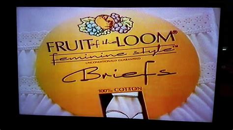 1991 Fruit Of The Loom Feminine Style Briefs Commercial Teri Garr Youtube