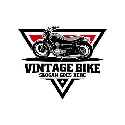 Premium Vector Classic Motorcycle Illustration Logo Vector
