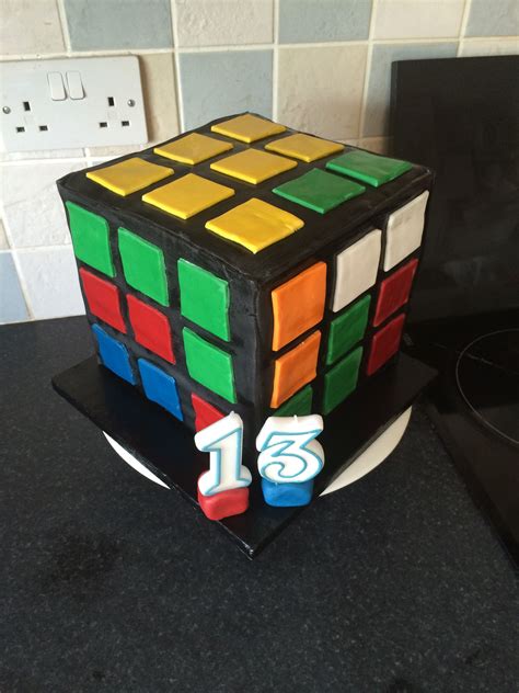 Pin By Sarah Mcdougal On My Cakes Cube Cake Rubiks Cube Cake Cube