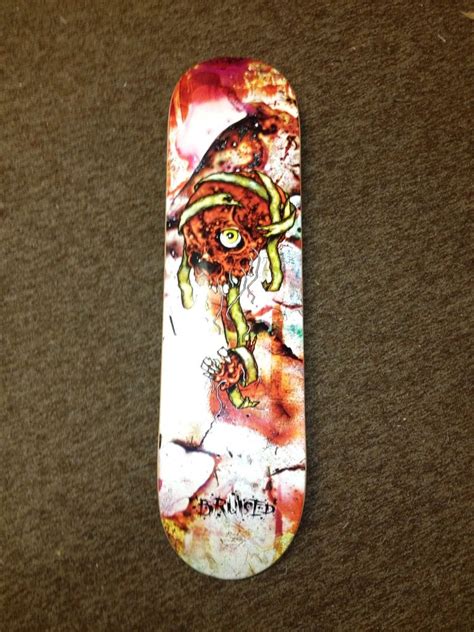 The nike sb x air jordan 1. Pushead Bruised Nike Skateboard deck | Skateboard design ...