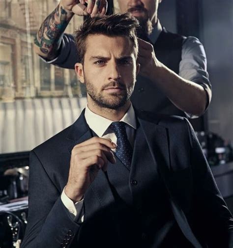 Attractive Bearded Men Wearing Suits Suit Up Suit And Tie Model Site Urban Male Cool Outfits