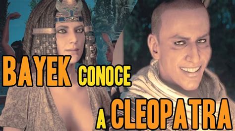Assassin S Creed Origins Bayek Conoce A Cleopatra Youtube